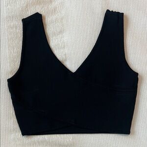 BCBGeneration Black Crop Top